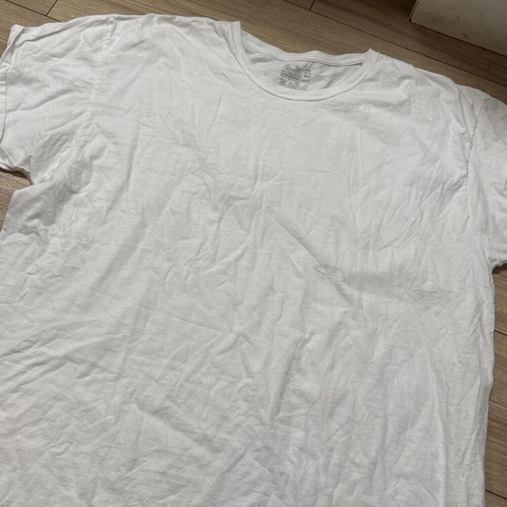 Fruit-of-the-loom Men's White T-shirt